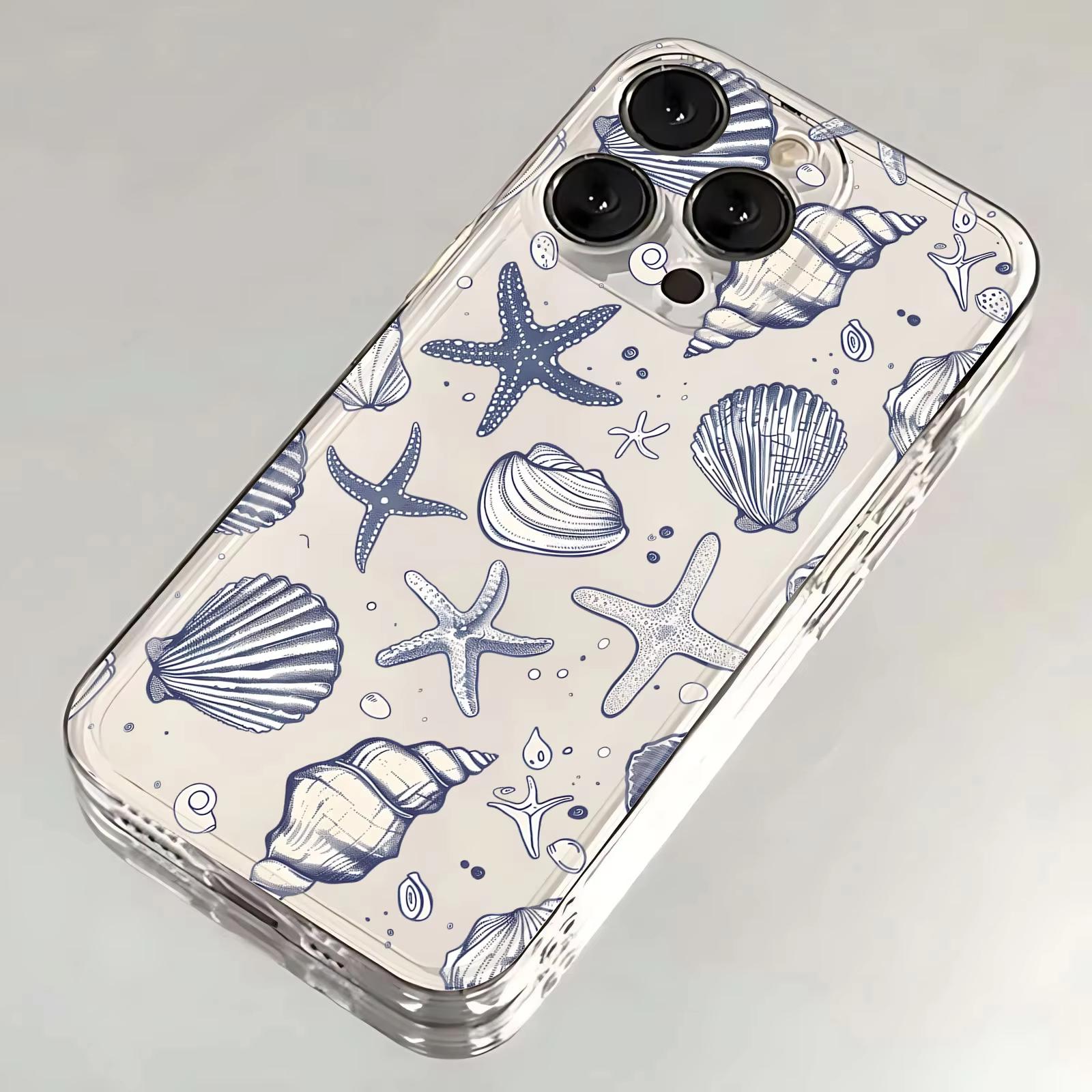 

Funny Marine Organism Pattern Phone Case For Samsung Galaxy S26 S25 Ultra S24 S23 FE S22 S21 Plus S20 A73 Clear Bumper Cover Galaxy S20 Ultra