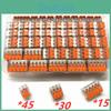 Wago 90pcs For 221 Electrical Connectors Wire Block Clamp Terminal Cable