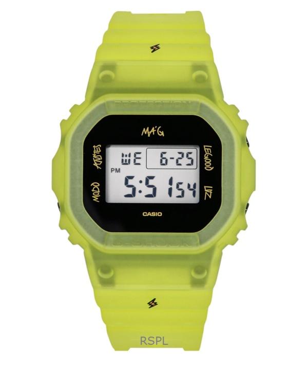 Casio G-Shock Digitální J Balvin Pryžový řemínek Quartz DWE-5600JB-1A9 200M Pánské hodinky
