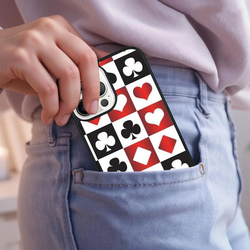 Cards Casino Ace Of Spades Phone Case For iPhone 17 Air 15 16e 14 13 Pro Max Coque 12 11 Pro Max PLUS cover