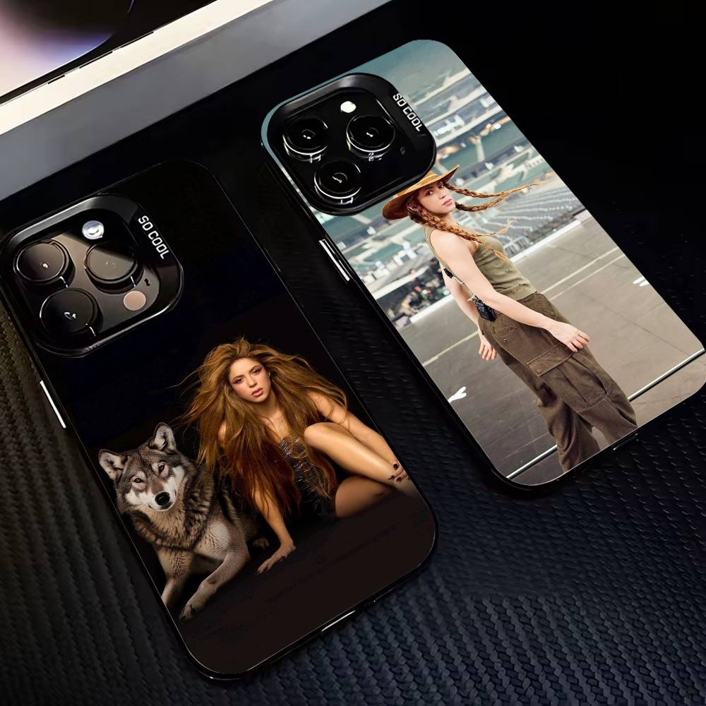 Singer S-Shakiras Cool Phone Case For iPhone 17,16,15,14,13,12,11 Plus,Pro Max,XS,Colorful Silver Black Cover