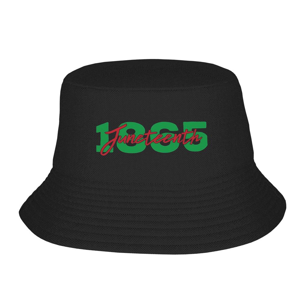 Beach Headwear Juneteenth Day  June th African American Pride Accessories Bucket Hats Unique Unisex  Sun Bob Hats