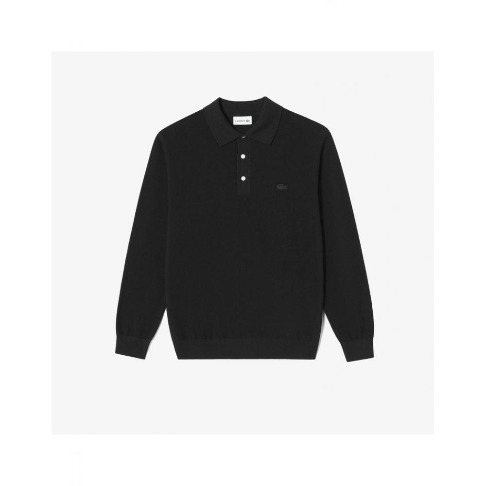 

LacoSte Men S Pique Organization Collar Sweater Polo Ah770e 54n 031 004