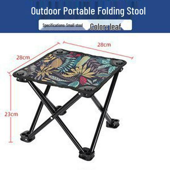 Ultralight Outdoor Folding Travel Stool - Portable Chair for Camping, Fishing, and Queuing