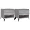 VidaXL Tables d'appoint 2 pcs Sonoma gris 50x46x50 cm Bois ingénierie 819561