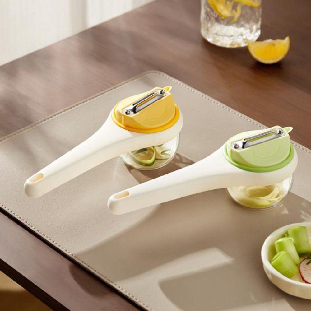 Splash-proof Fruit Peeler Tools Efficient Fruit Scraper Storage Type Vegetable Peeler Camping Use