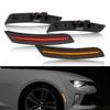 For Chevy Camaro 2016- Smoked Front Rear LED Bumper Side Marker Lights Lamp