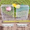 Rectangular Transparent Plastic Box for Storage and Packaging