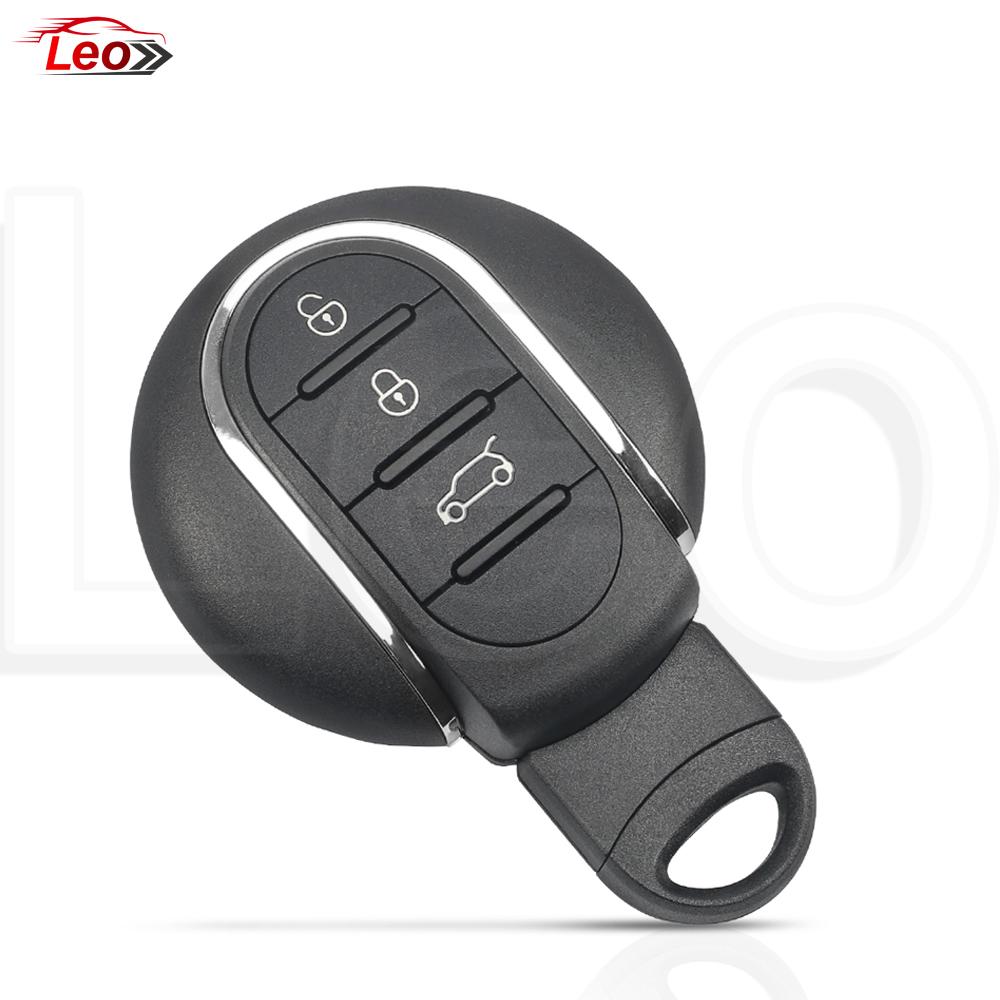 Leo For BMW MINI Cooper Countryman Clubman F-Series F55 F56 2015 2016 2017 2018 Car smart remote key shell with an emergency key