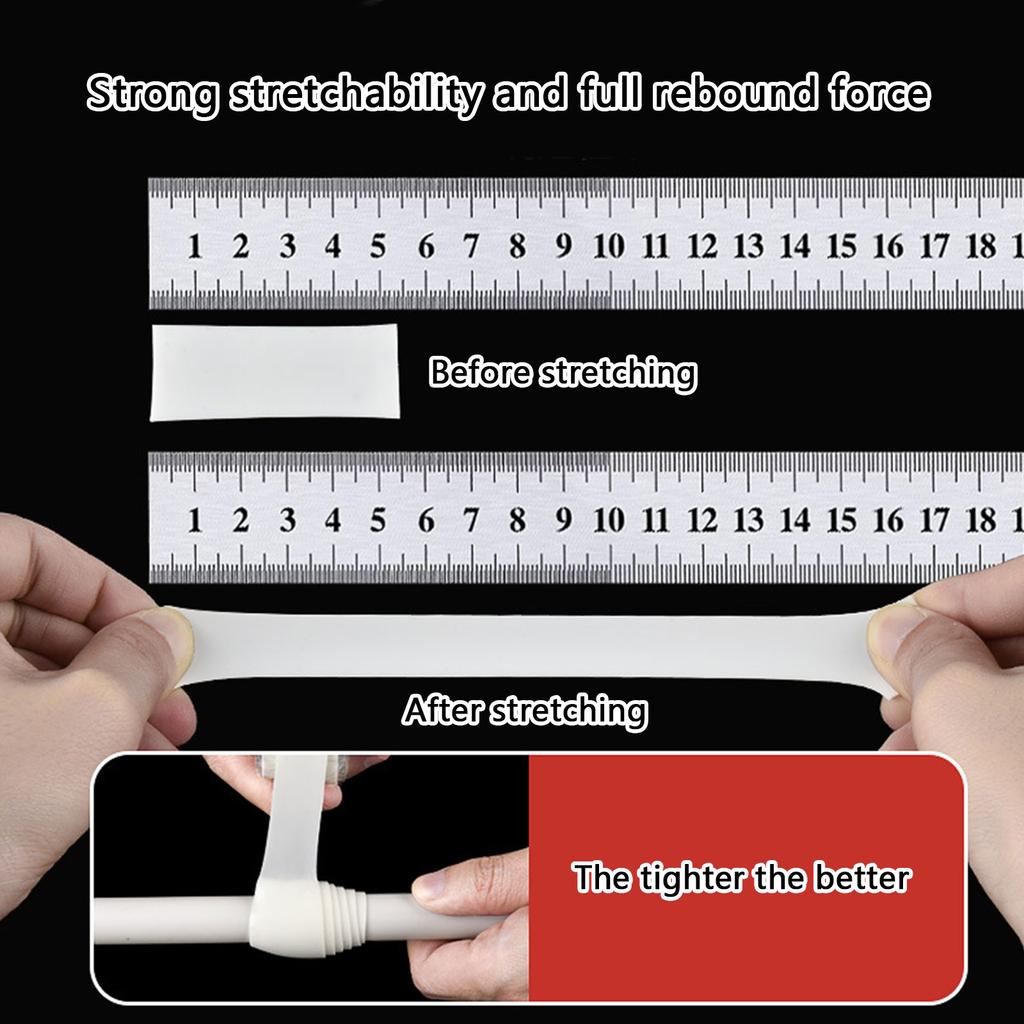 Sturdy PVC Silicone Sealing Tape for Quick Leak Fix Portable and Stretchable Suitable for Various Pipe Materials