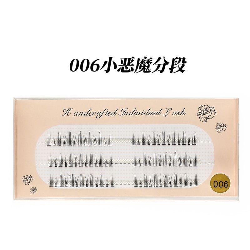 Lashie - Natural Wispy Cluster False Eyelashes (Various Designs)