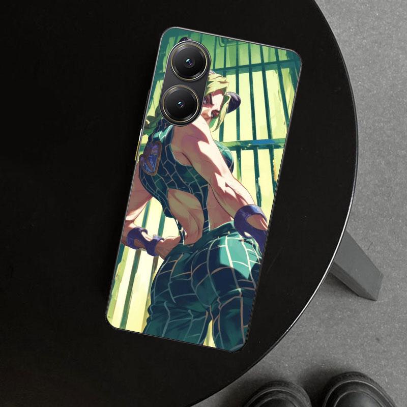 JoJo's Bizarre Adventure Jolyne Cujoh Phone Case Cover for Xiaomi Poco X6 X5 X7 Pro F7 Ultra Redmi 15C 15 13C 13 12C 12 10C 10 1