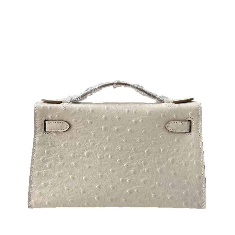 New Palm-pattern Mini Bag A Generation Of Ostrich Pattern Leather Single-shoulder Cross-seat Dinner Clutch