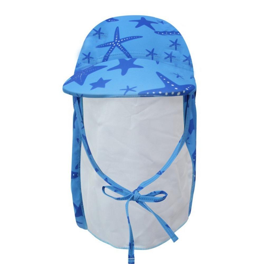 Flower Kids Beach Hat UV Protection Sunshade Swimming Cap Flap Cap Kids Sun Hat Swimming
