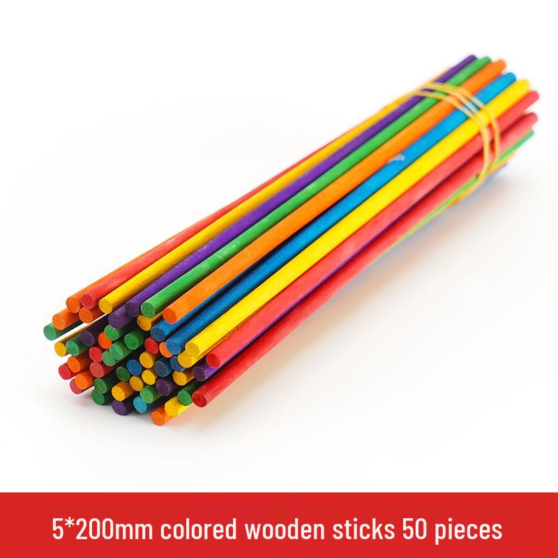 Bamboo and Wooden Craft Sticks: DIY Model Strips and Slices