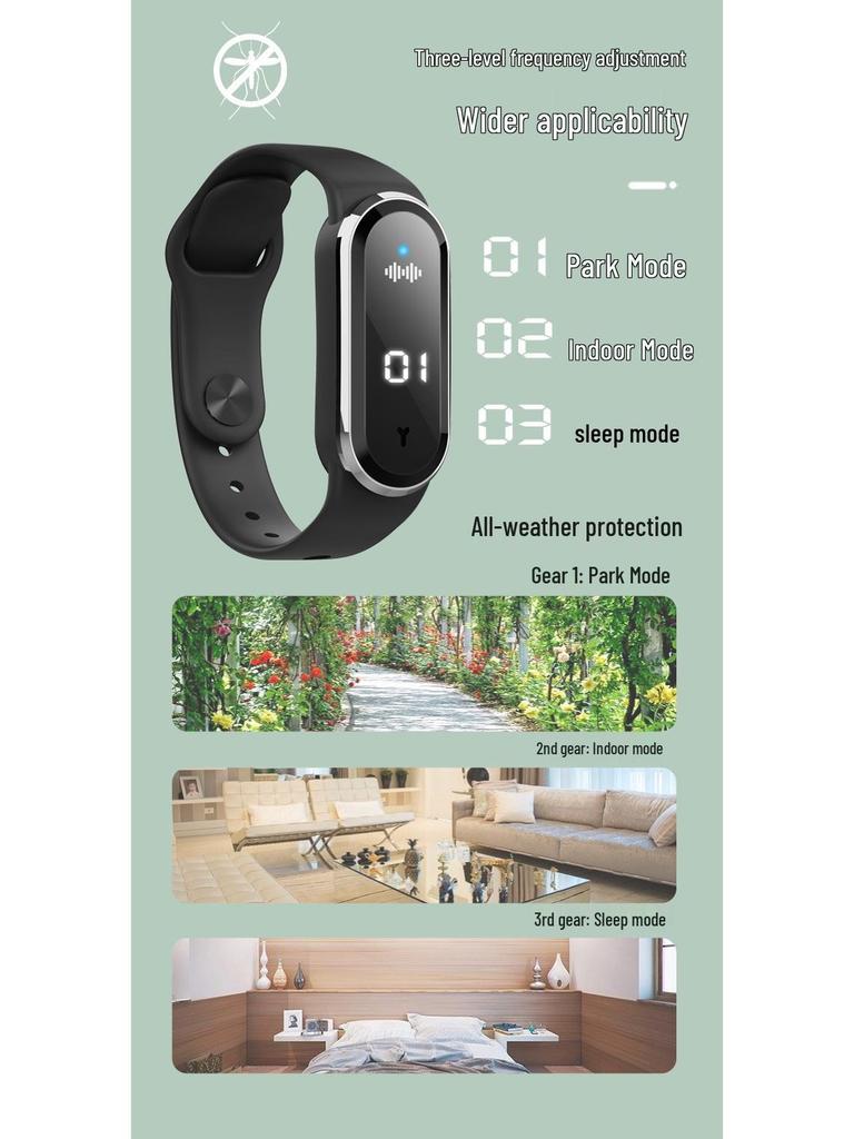 Portable Bionic Mosquito Repellent Watch & Thermometer for Kids