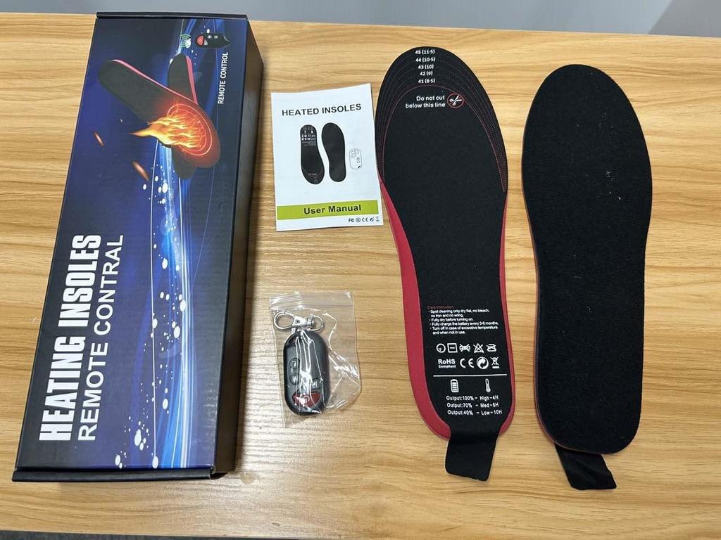 USB Heated Insoles: Cuttable, Rechargeable, Warm Winter Foot Pads