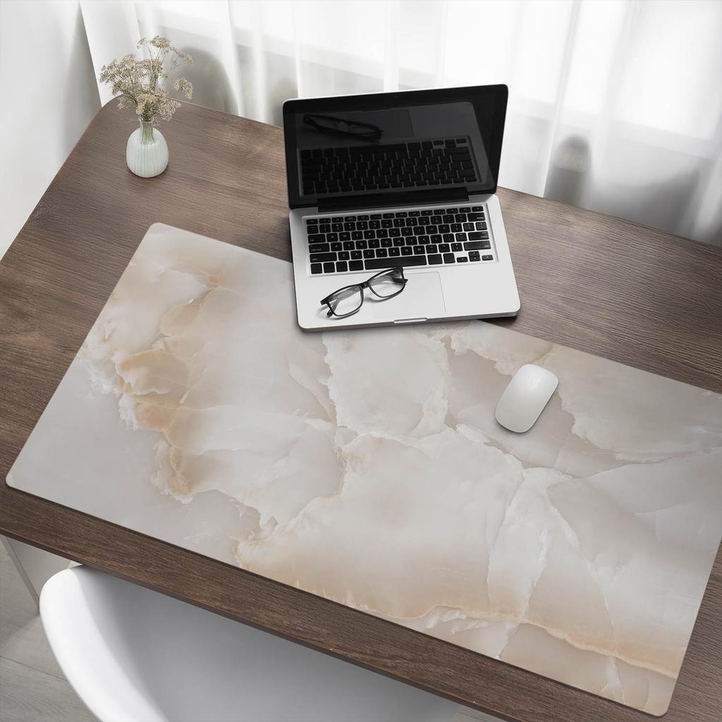 Desk Pad Protective Mat Keyboard Mouse Marble Texture 120X60 Cm