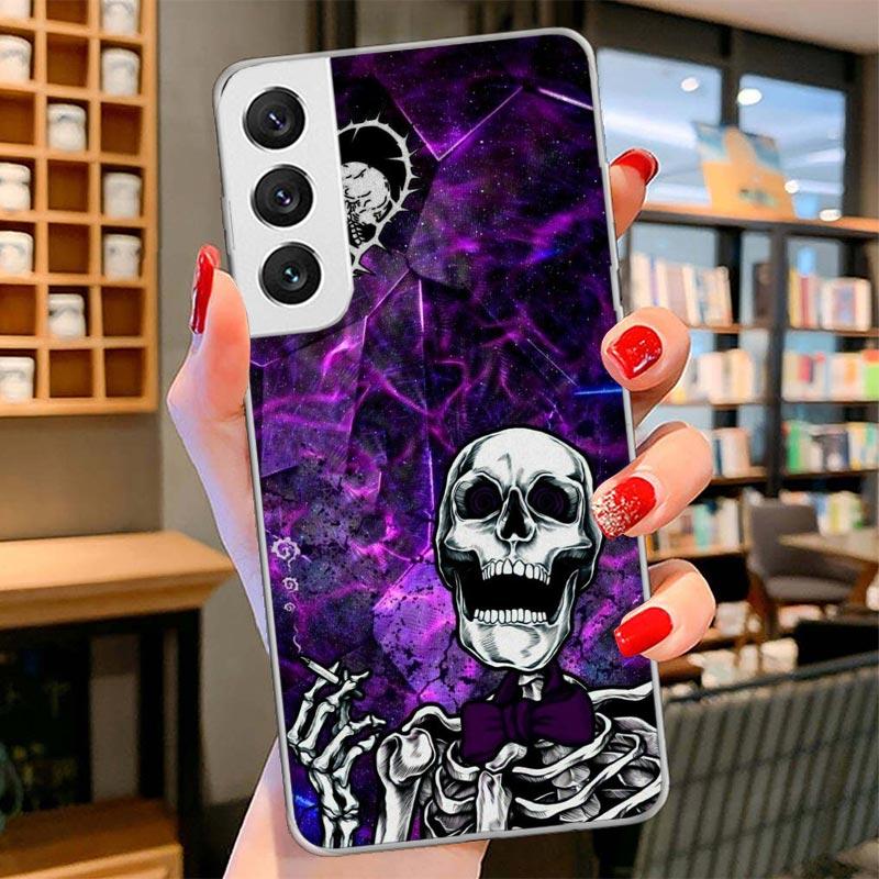Anatomy Skeleton Heart Lovey Kiss Cover Phone Case For Samsung Galaxy S26 S25 Edge S24 Ultra S23 S22 Plus S21 S20 FE Soft Fundas