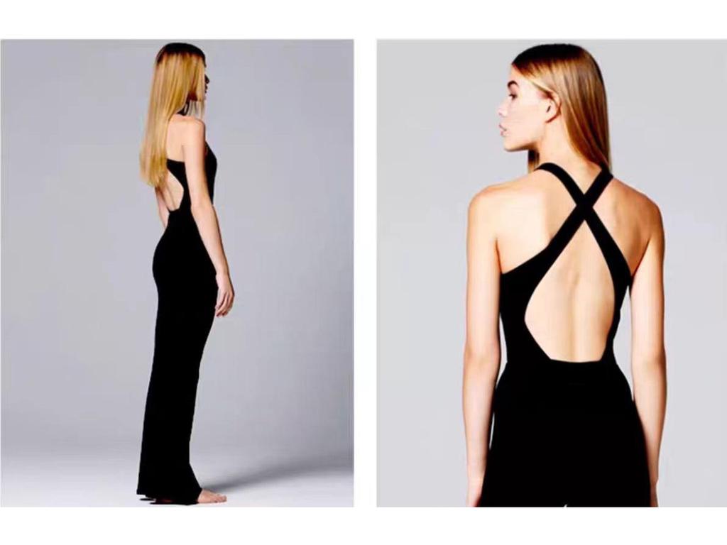 Women’s Colorblock Sports Jumpsuit - Nude-Feel, Slimming, Flared Yoga Outfit