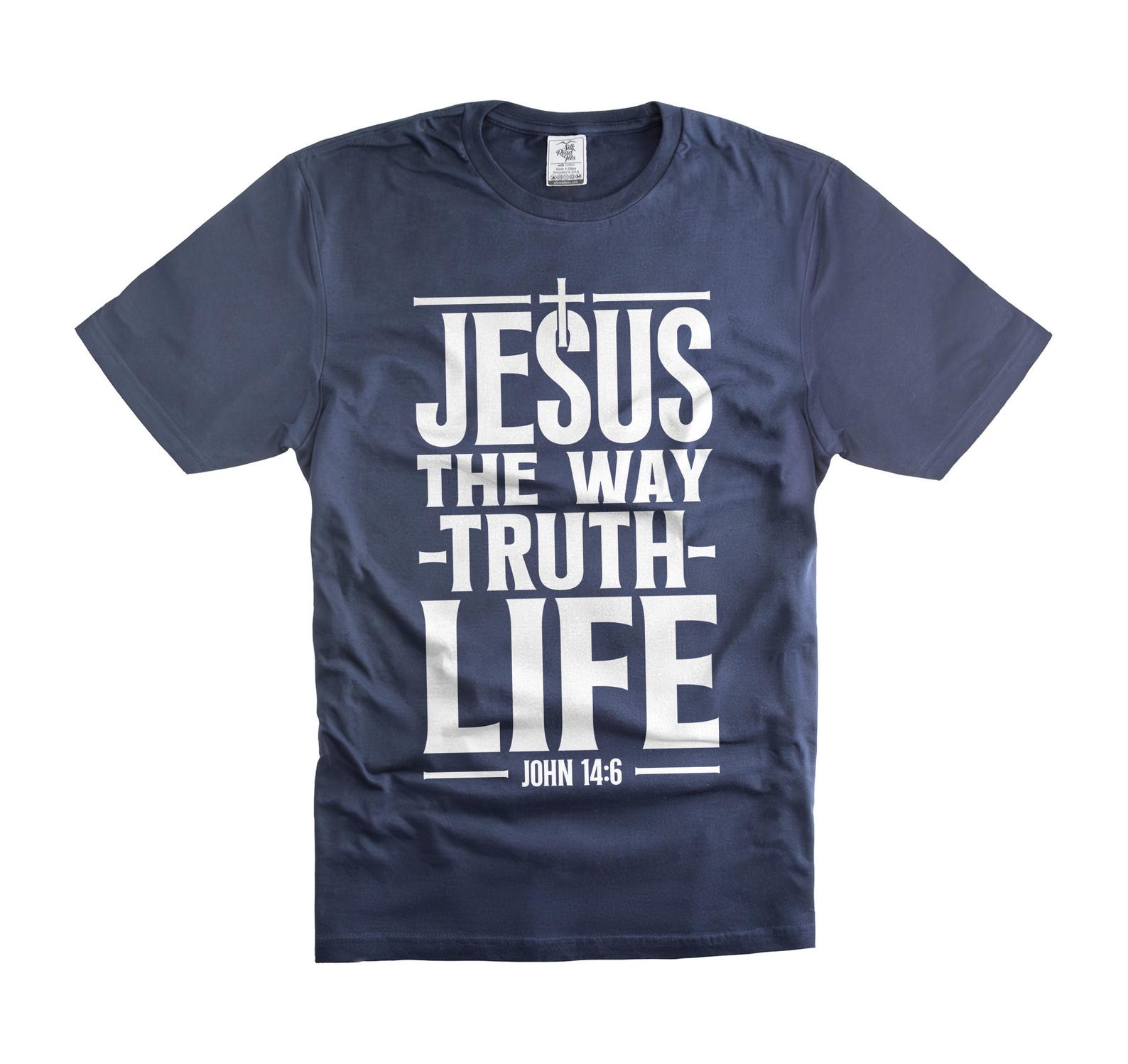Jesus Christ T-Shirt: Christian Faith Graphic Tee L