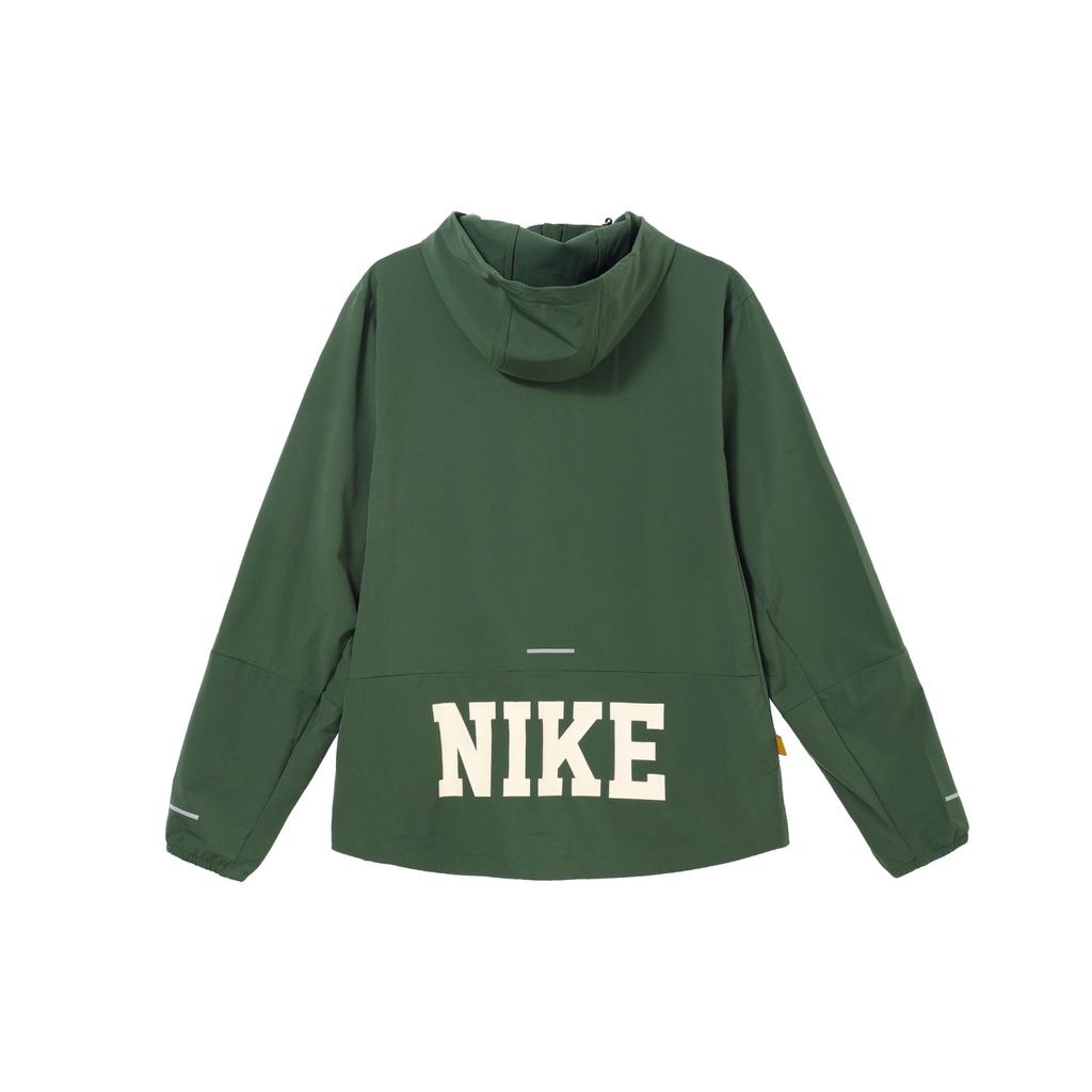 Nike Wellness Letter Print Hooded Sports Casual Jacket With Packable Design Men Jackets Spruce-Green FV3970-323