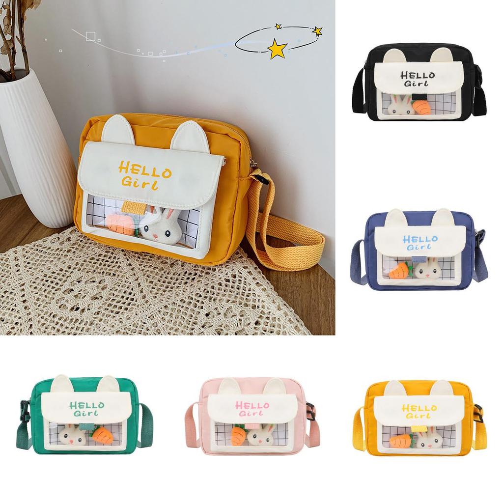 Canvas Mini Crossbody Bag For Women With Zipper Closure And Inner Pocket For Daily Use