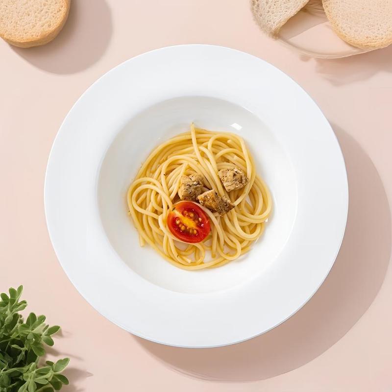 Ceramic Straw Hat Pasta Plates