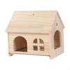 Bird House Hideaway Easy Assembly Detachable Decorative Toy Perch Parrot Bed for Parakeet Cockatiels