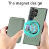 For Samsung Galaxy S25 Ultra Case Magnetic Detachable Card Holder Phone Back Cover