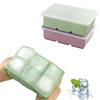 Silicone Ice Cube Tray,Ice Cube Tray with Lid,BPA-Free Premium Silicone Ice Cube Tray for Chilled Drinks, Whisky, Cocktails