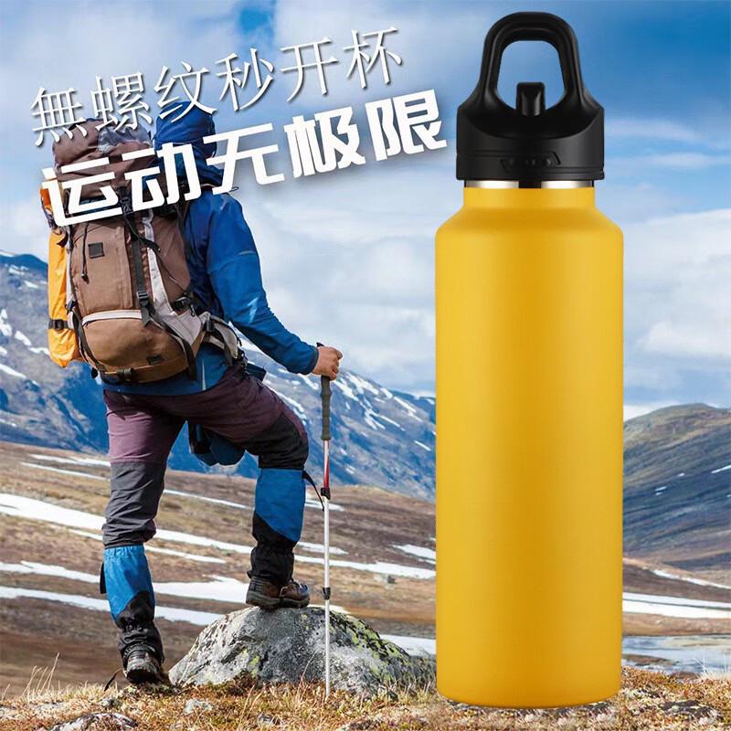 Shengjia 700ml 316 Stainless Steel Quick-Open Insulated Sports Bottle