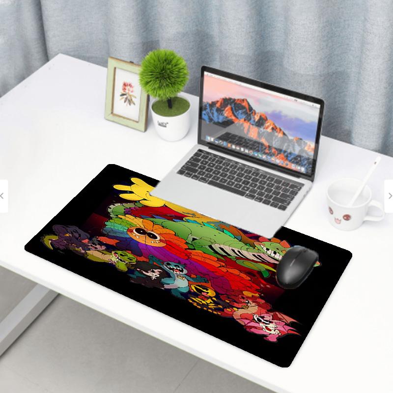 Poppy Playtime Print Mouse Pad, Anti‑Slip Desktop keyboard Mat, for PC Laptop Gaming Working Daily Use, Cool Festival Surprise Gift
