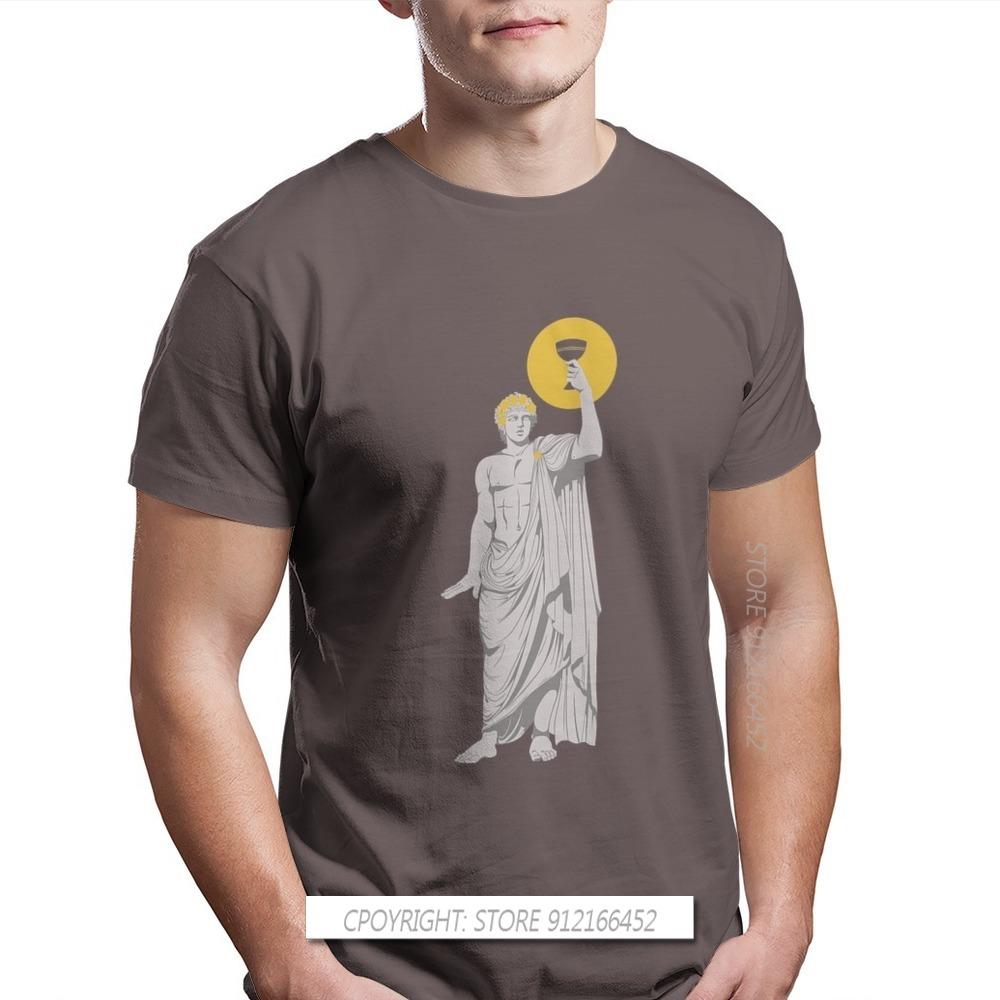 Dionysus Print 100% Cotton Fashion T Shirts Greek Mythology Ares Ancient Folklore Men Graphic Tops