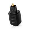 to Male Fiber Optic Adapter Audio Connector Digital Optical Cable Adapter Toslink Plug Converter