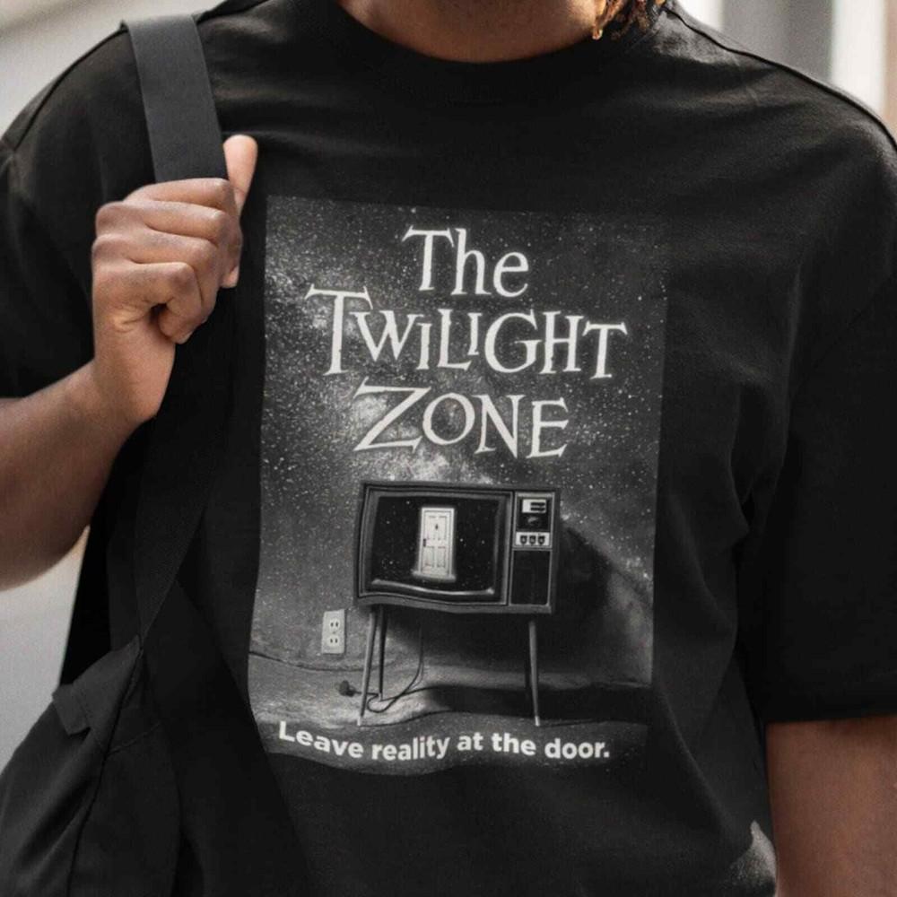 The Twilight Zone Unisex Tshirt Retro Twilight Zone Poster Shirt Gift for Her Unisex T-Shirt S