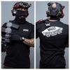 Bia Kill Your Demons Grafik T-Shirt Robust Militärisch Taktisch Fitness Stil Unisex Baumwolle Sommer Streetwear Kurzarm Oberteile T-Shirt