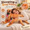 Soft Dog Stuffed Doll PP Cotton Filling Hug Pillow New Greyhound Plush Toy Sleeping Leg Support