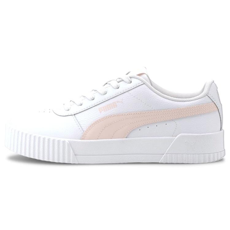 (WMNS) PUMA Carina Leather White Rose Water Women s 370325-10 EU 36