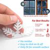135Pcs Christmas Window Clings Snowflakes Window Decals Static Window Stickers for Xmas Party Supplies Thanksgiving Party Décor