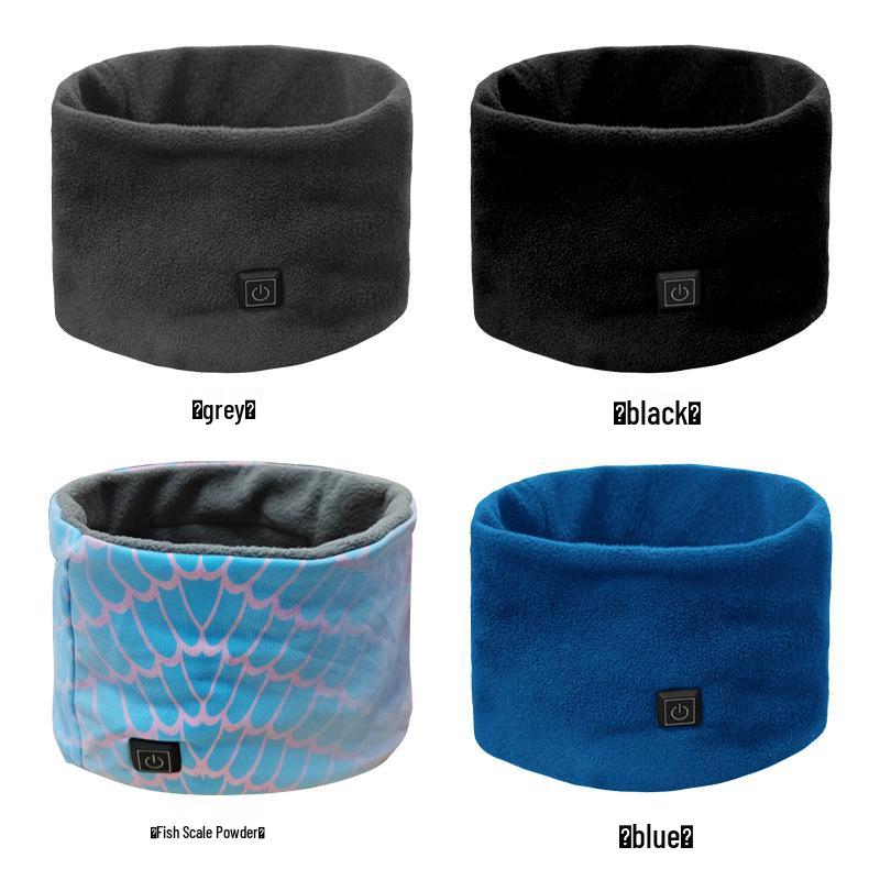 Unisex USB vyhřívaná elektrická fleecová šála se třemi rychlostmi pro hřejivý krk a ochranu proti chladu