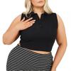 Womens/Ladies Sleeveless Crop Top