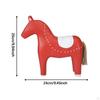 Horse Ornament Room Wooden Figurine Keepsake Art Crafts Portable