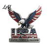 Forte Adesivo Decalcomania Auto USA Fede Famiglia & Libertà Emblema Metallico Aquila