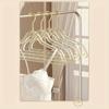 30pcs  Home Clothes Hangers Acrylic Sparkling Powder Crystal Clothes Hangers Transparent Anti Slip Invisible Drop Resistant
