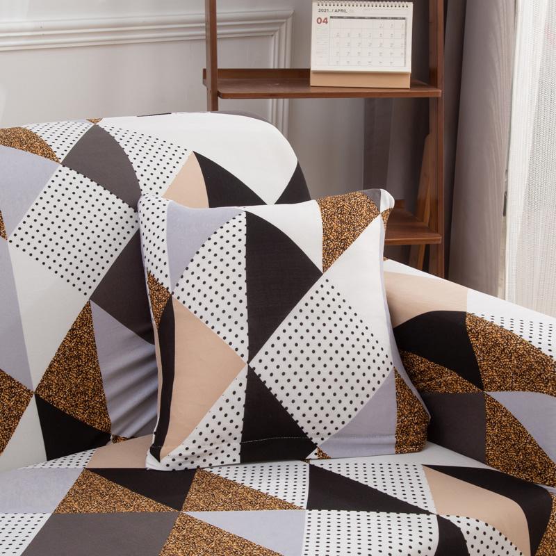 Stretch Slipcover Sectional Elastic Stretch Sofa Cover for Living Room Couch Cover L Shape Corner Armchair Cover 1/2/3/4 Seater