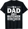 Funny Butcher Art For Men Dad Meat Cutter Butchery Butcher Gift Unisex T-Shirt