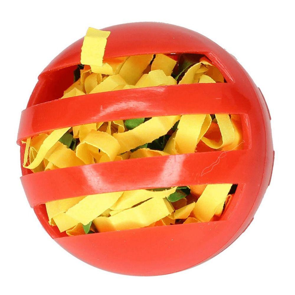 

Hollow Out Bird Foot Rolling Ball Bird Cage Toys Parrot Training Toys Parrot Playing Toy random color