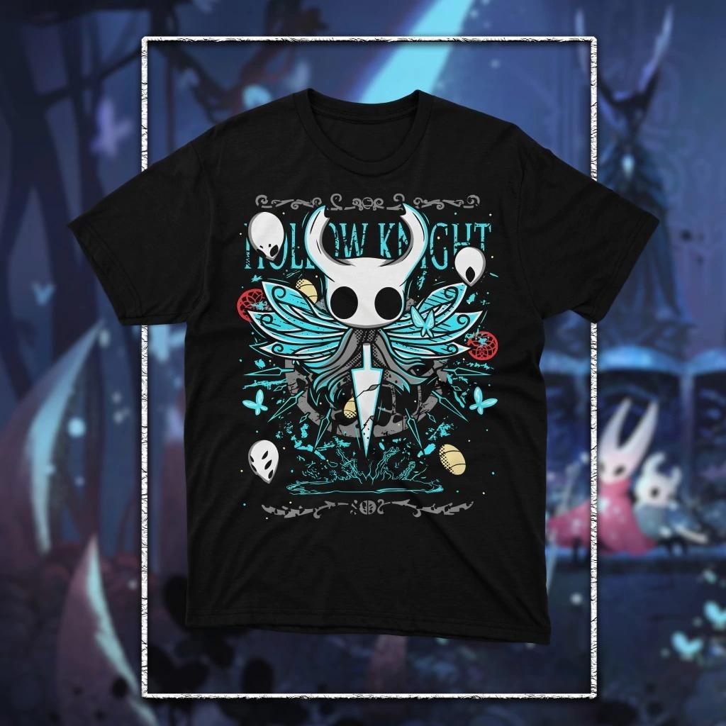 Hot Game Hollow Knight Silksing Printed T-shirt Men Women Cotton Loose Oversized Y2k Short Sleeve T-shirt High Quality Clothing