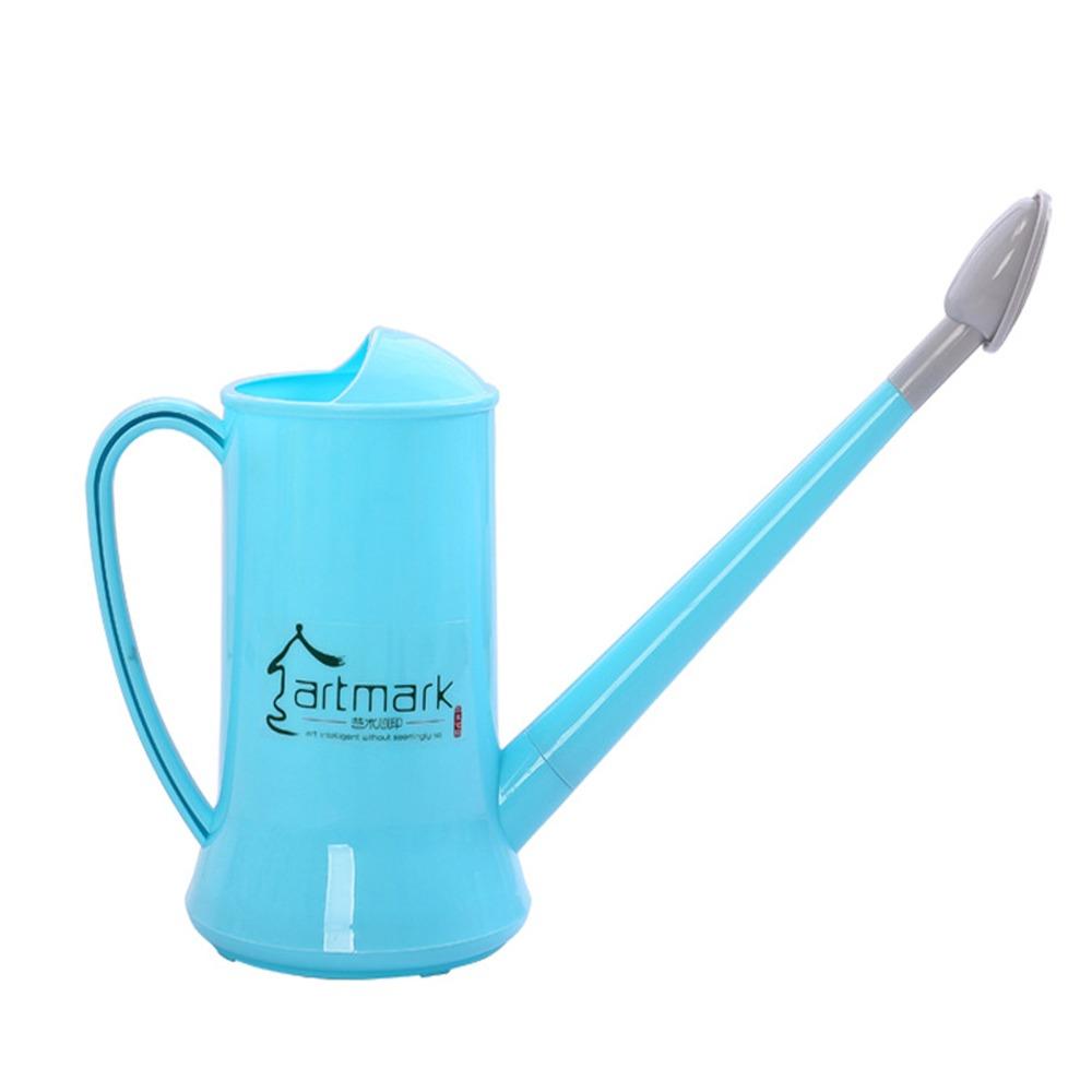 2L Long Mouthed Watering Kettle Multicolor Garden Tool Gardening Watering Bottle  Garden Supplies синий